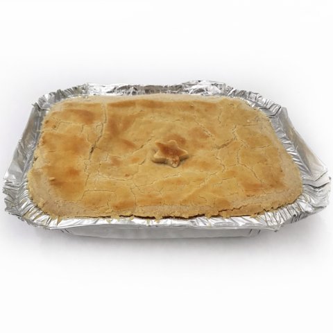 Empadão de palmito com requeijão
