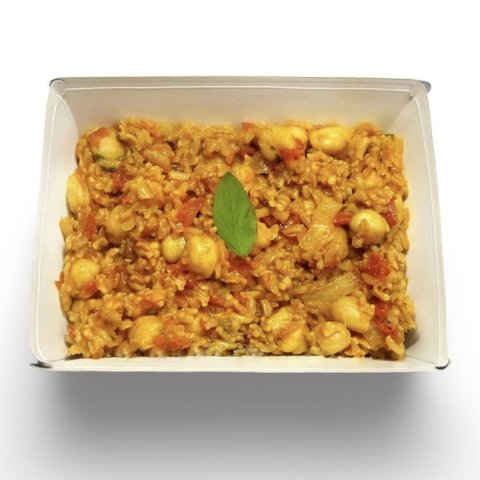 Arroz com grão de bico