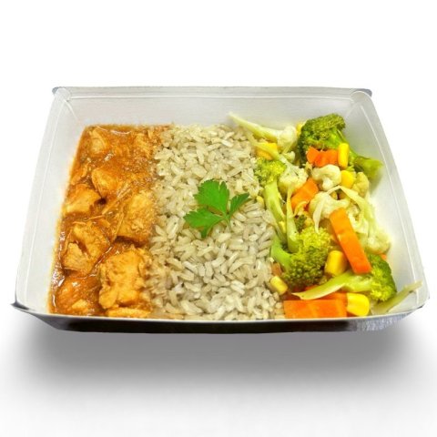 Frango em cubos